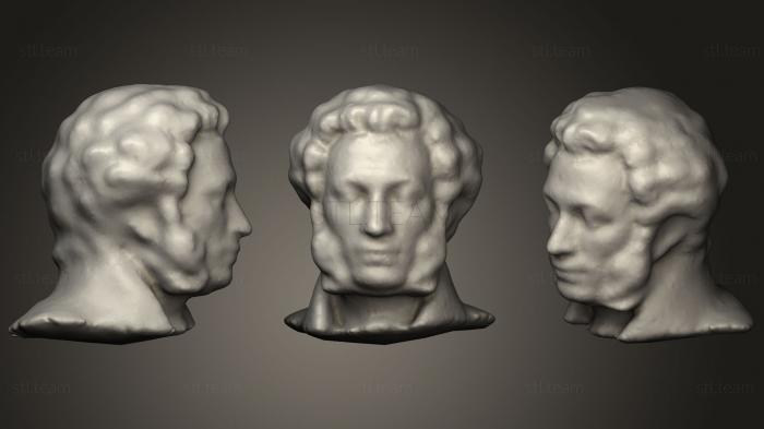 3D модель Скульптура Пушкина (STL)